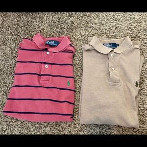 2 Mens Medium Ralph Lauren Polos